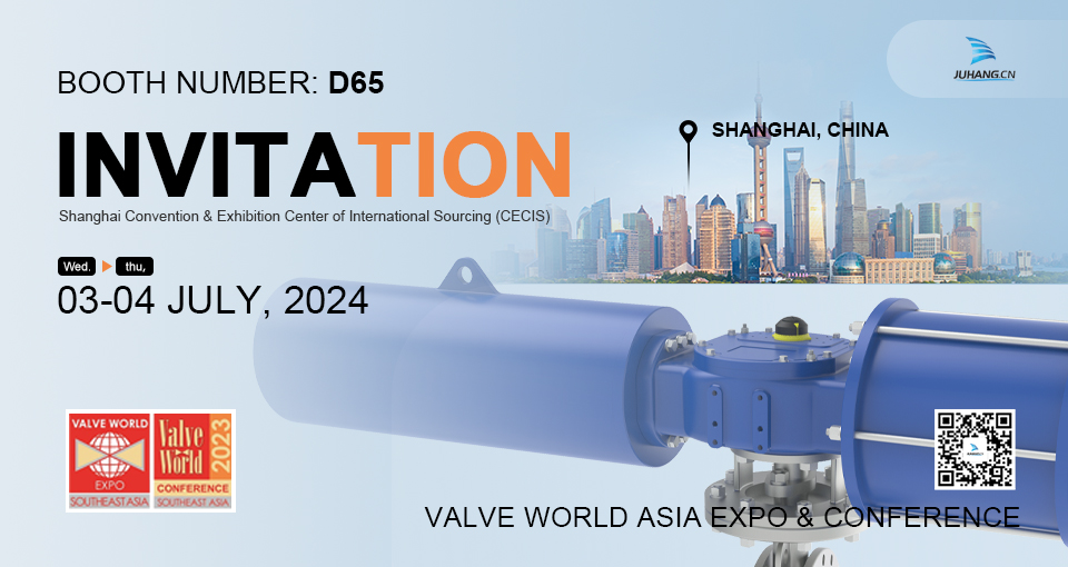 Джуханг Valve World Asia Expo 2024 көрмесіне қатысады